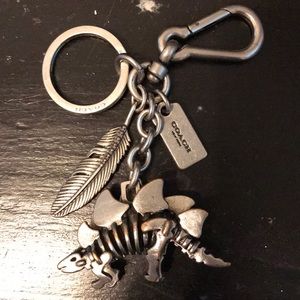 Coach Stegosaurus Key Chain